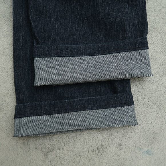 Levi's 505 Jeans Womens Size 14 Blue High-Rise Straight Denim 31" Inseam Stretch - Picture 2 of 16